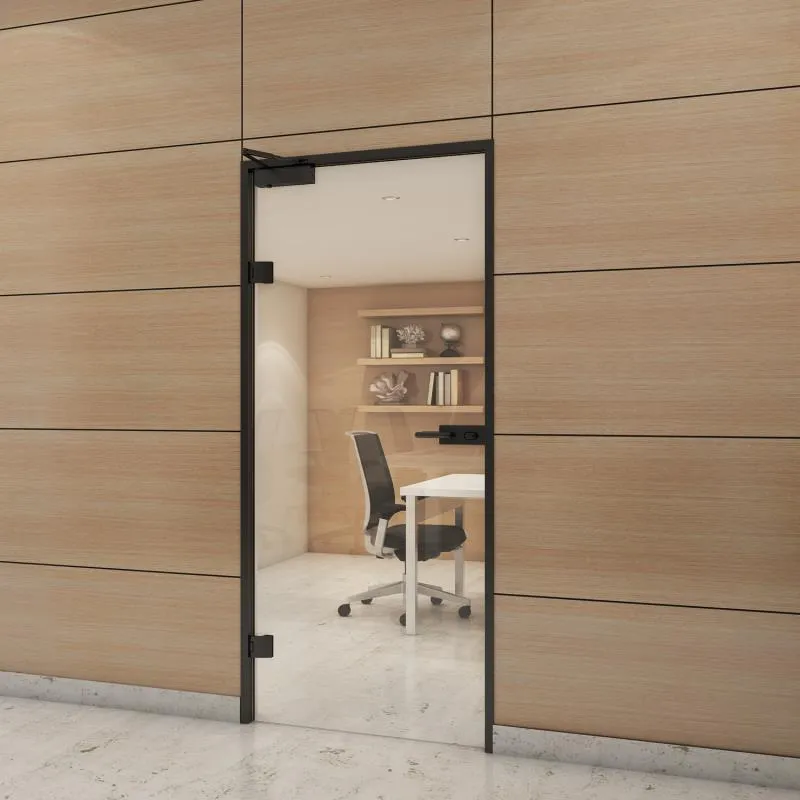 EAZY-33 WALL-TO-GLASS SINGLE SWING DOOR