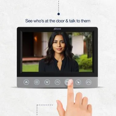 Smart Wi-Fi External Lock and Video Door Phone Combo, 6-Way Access | Ozone