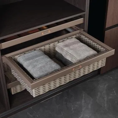 Rattan Basket Breathable & Space-Saving Storage Solution | Ozone