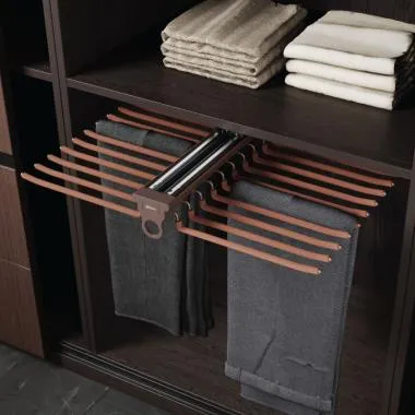 Pull-Out Hanger A Space-Saving Solution For Organizing Clothes & Easy Access | Hanger: Single | Ozone