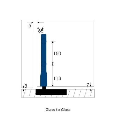 Bottom Pole to accept the Floor Spring Spindle , NA , NA | Ozone
