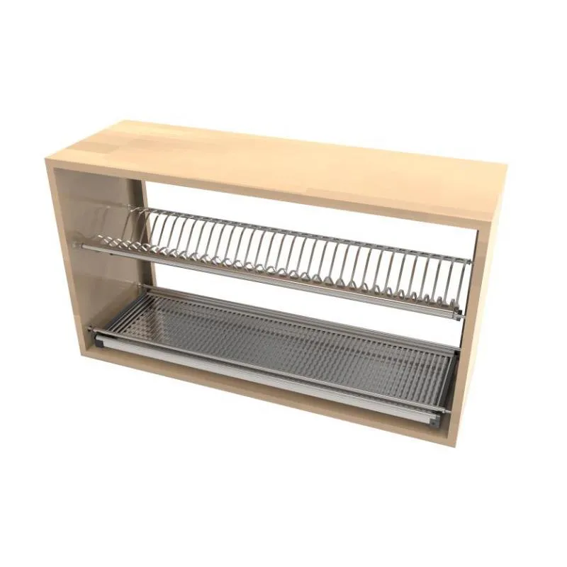 Dish Rack for Neatly Organizing Washed Utensils| Finish: Stainless Steel Satin