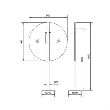 Free Standing Queue Guards