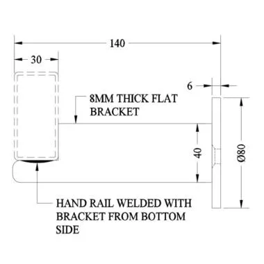 Wall Mounted Railing