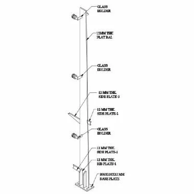 Glass Partition Baluster