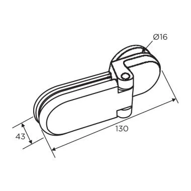 Glass to Glass Hinge | Ozone