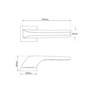 Falcon Handle RS , ANTIQUE BRASS | Ozone