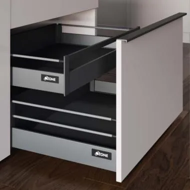 PANTRY UNITS WITH ROUND RAIL