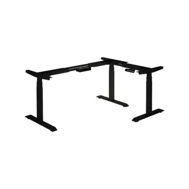 Three leg at 90° table mechanism with dual motors