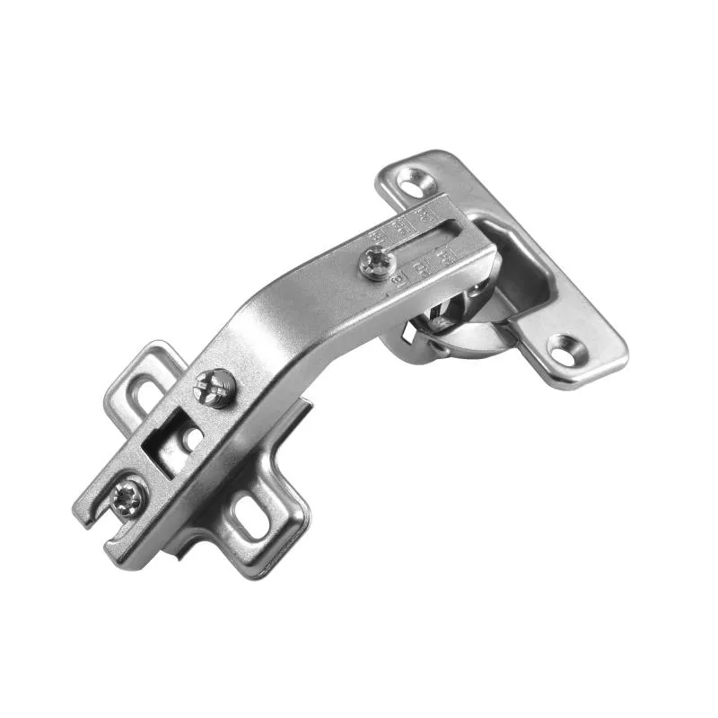 auto CLOSE screw-ON PIE CORNER HINGE WITH 2 hole MOUNTING PLATE