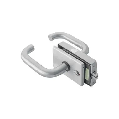 Horizontal Bathroom Glass Door Lock OZ-MGL-22S-BT Series