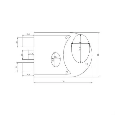 Night Latch (Single Latch  DoubleBolt) , Antique Brass | Ozone