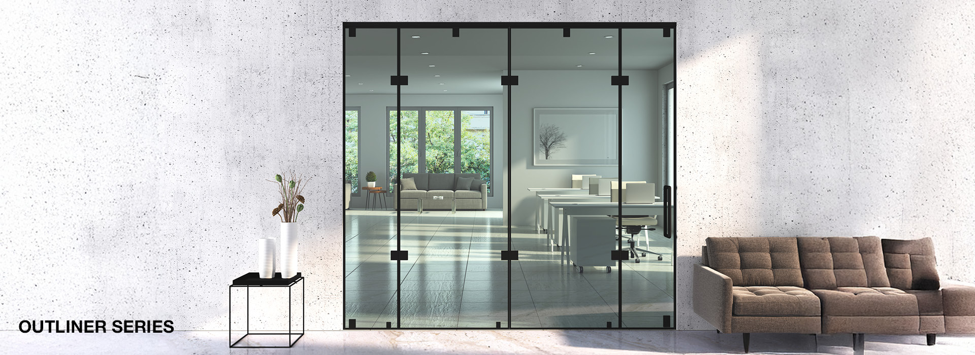 Linea Slim Frame Sliding Shower System Linea Slim Frame Sliding Shower System