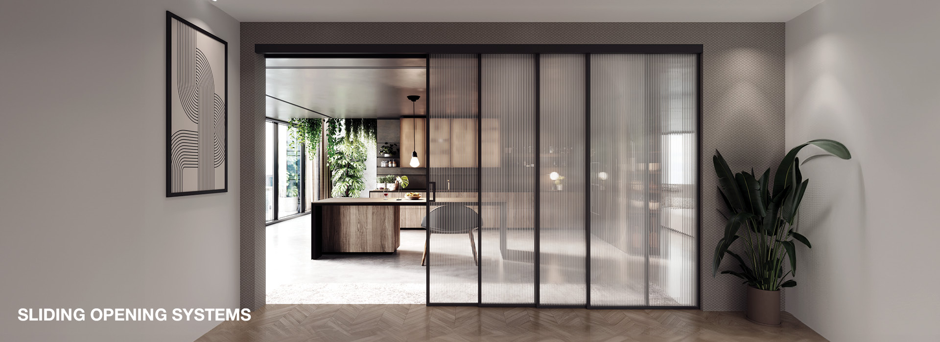 Linea Slim Frame Sliding Shower System Linea Slim Frame Sliding Shower System